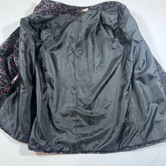 Vintage Kannum Designs Ditsy Floral Blazer Cottagecore Grannycore Women's 12 USA - Picture 9 of 9